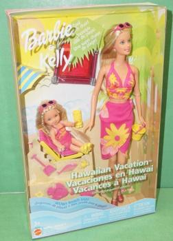 Mattel - Barbie - Hawaiian Vacation Barbie & Kelly - Caucasian - Doll